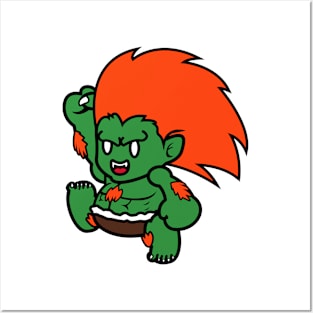 Cute Blanka Posters and Art